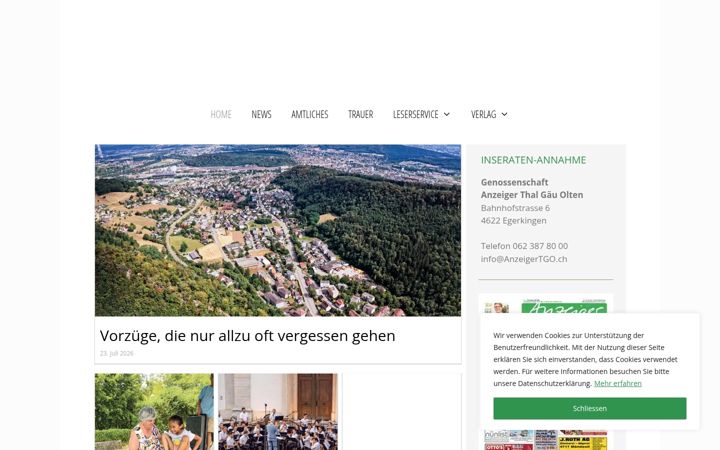 Screenshot of anzeigertgo.ch