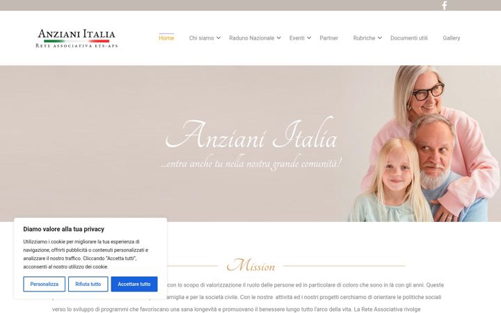 Screenshot di anzianitaliaets.it