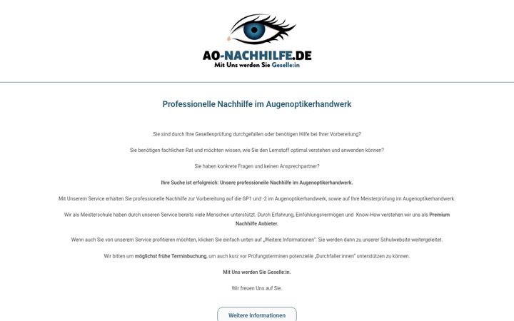 Screenshot ta' ao-nachhilfe.de