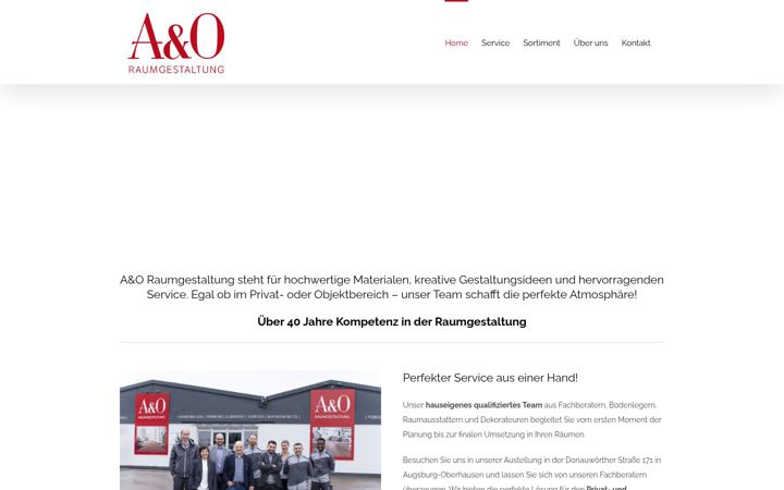 Snímek obrazovky ao-raumgestaltung-augsburg.com