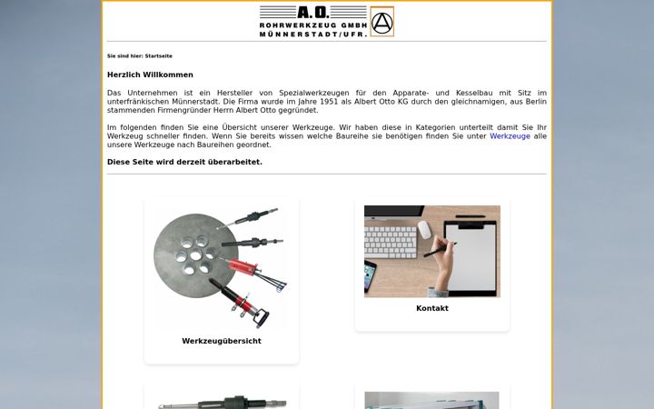 Screenshot of ao-rohrwerkzeug.com