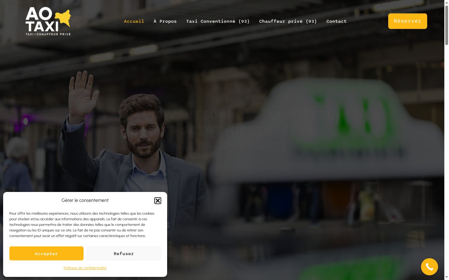 Screenshot tal-banner tal-kunsens muri qabel kwalunkwe interazzjoni
