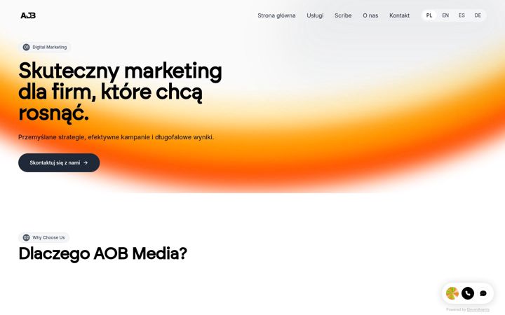 Screenshot of aobmedia.pl