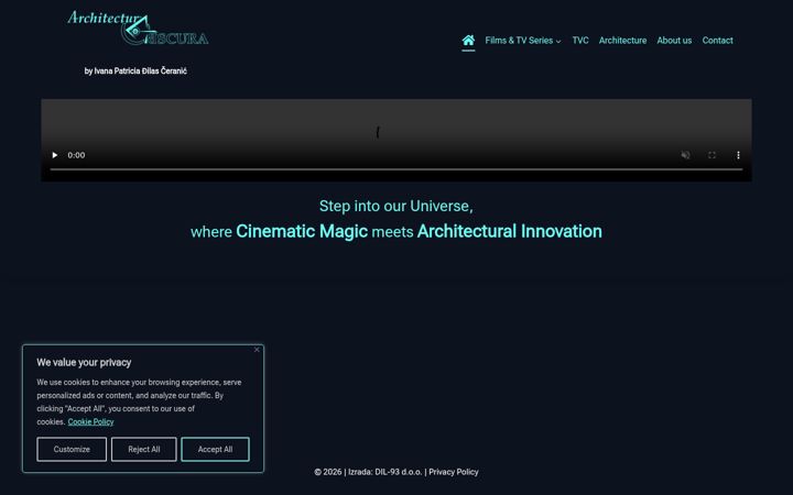 Screenshot di aobscura.hr