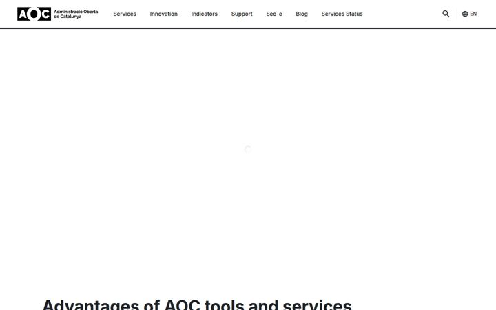 Screenshot of aoc.cat
