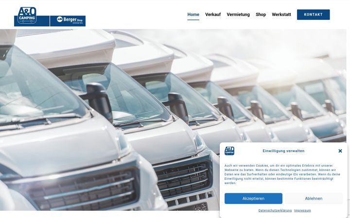 Screenshot di aocamping.at