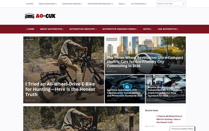 Screenshot of aocuk.net