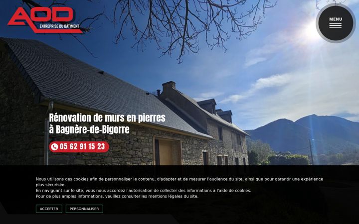 Screenshot of aod65.fr