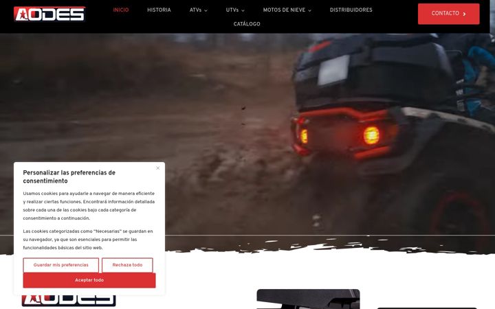 Screenshot von aodesatv.com