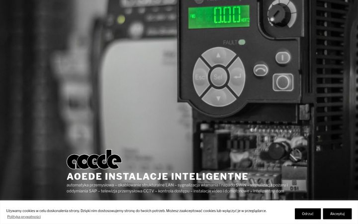 Screenshot of aoede.pl