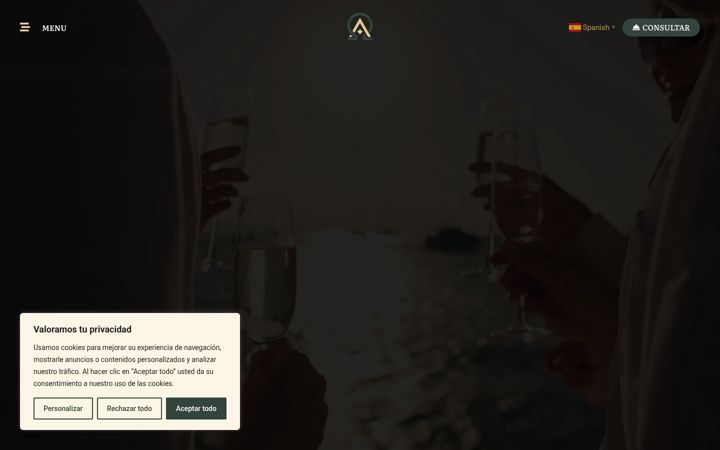 Screenshot of aoequities.com