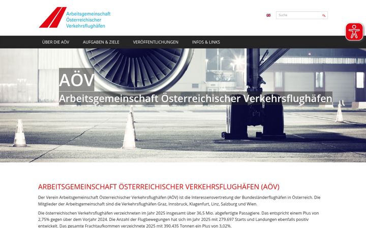Screenshot of aoev.at