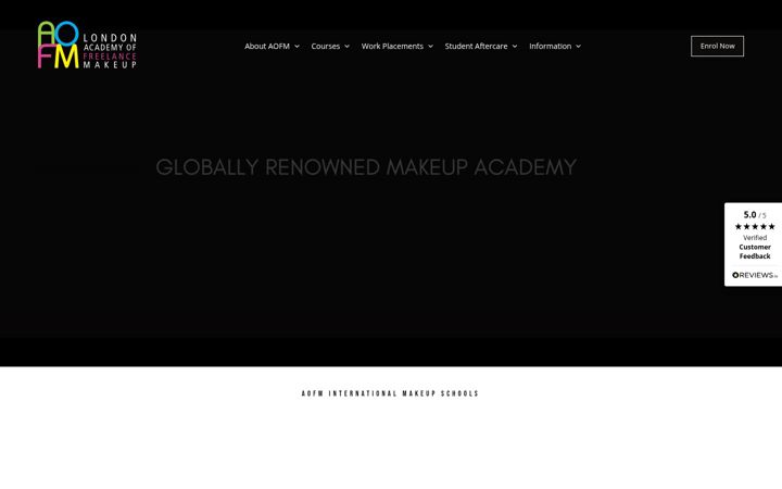 Screenshot van aofmakeup.com