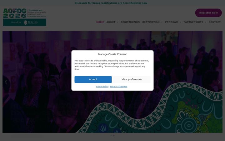 Screenshot van aofog2026.com