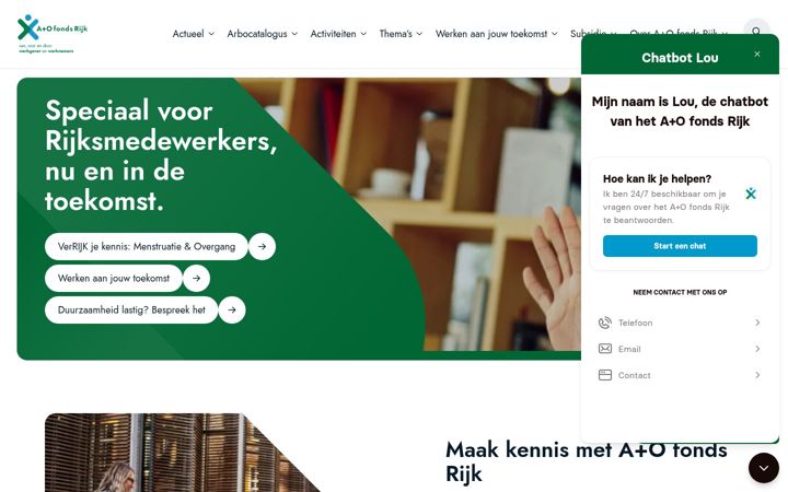Ekraanipilt saidist aofondsrijk.nl