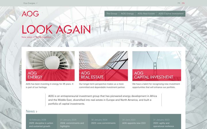 Capture d'écran de aoginvest.com
