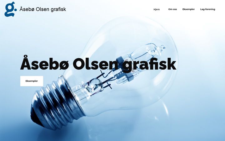 Screenshot von aografisk.no
