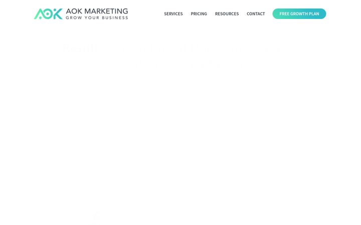 Screenshot of aokmarketing.com