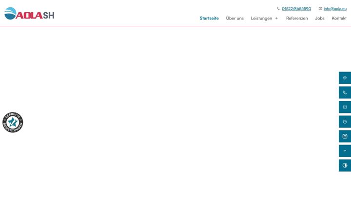 Captura de pantalla de aola.eu