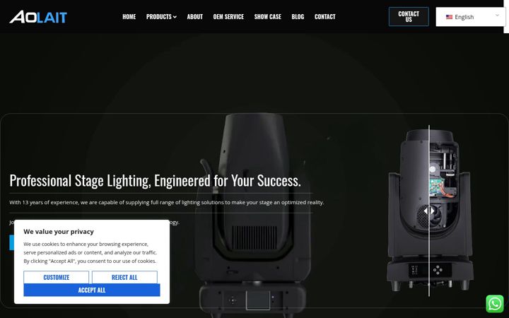 Screenshot of aolait.com