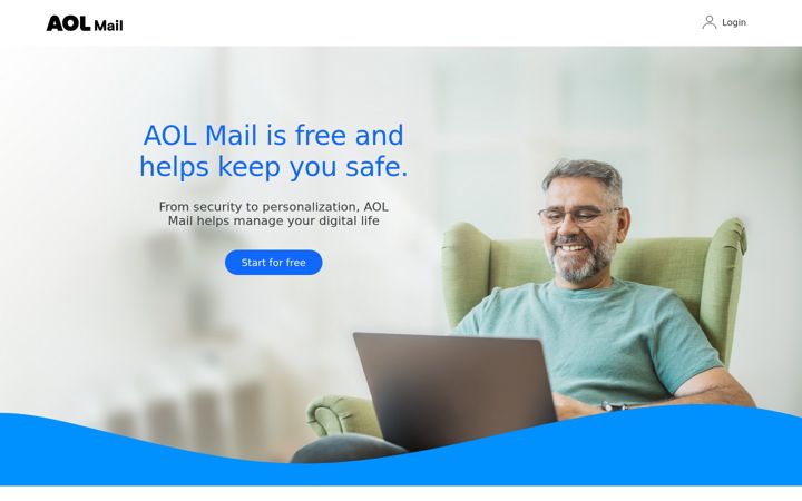 Screenshot of aolmail.com
