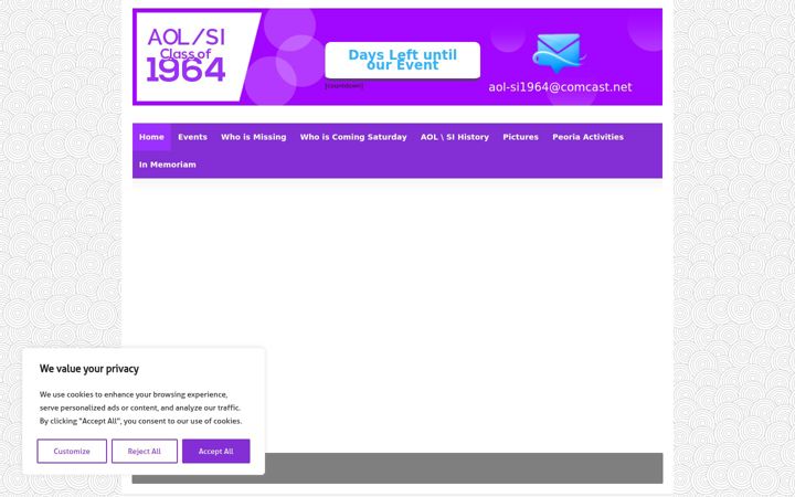 Screenshot of aolsi1964.com