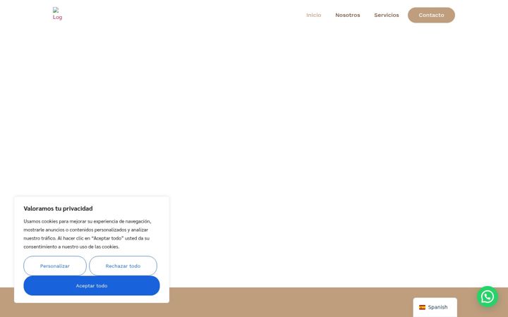 Screenshot of aomabeauty.es
