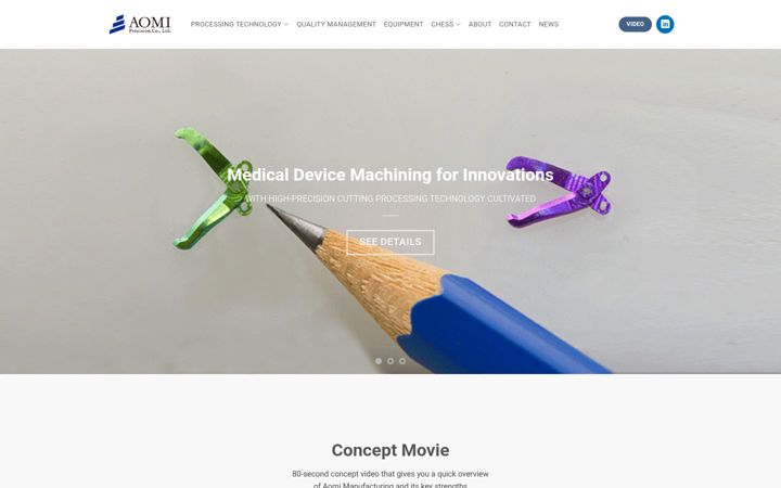 Screenshot of aomi-ss.com