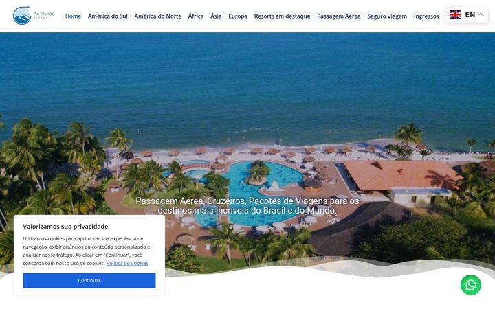 Screenshot von aomundoviagens.com.br