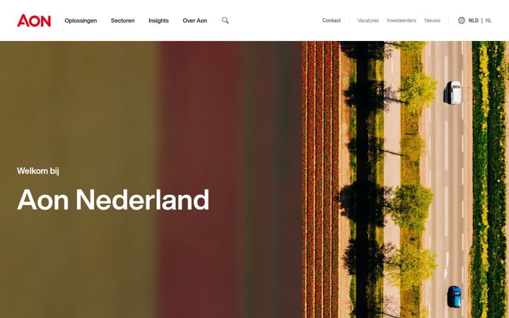 Screenshot of aon.nl