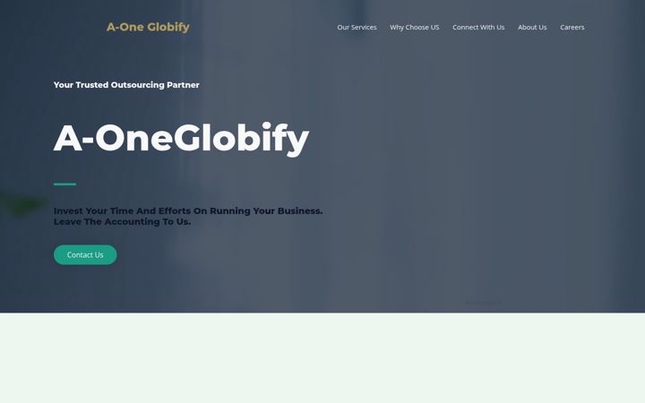 Screenshot of aoneglobify.com