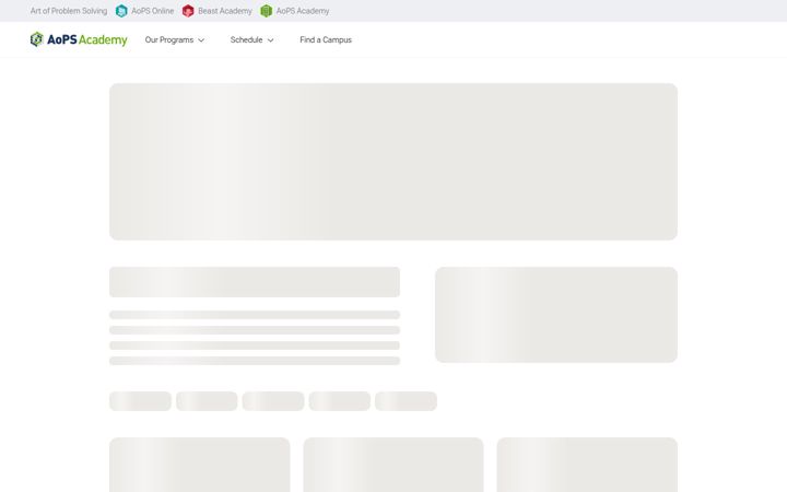 Screenshot του aopsacademy.org