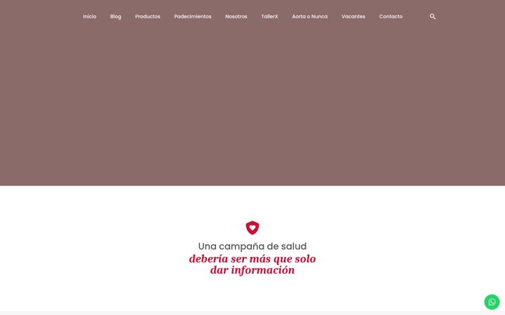 Screenshot of aortaonunca.com