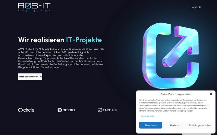 Screenshot of aos-it.de