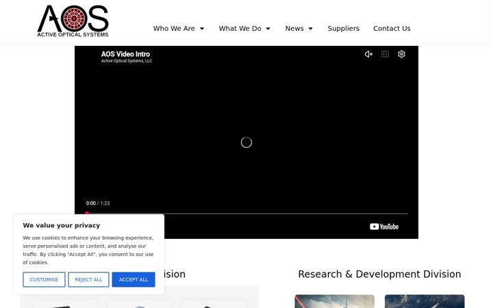 Captura de pantalla de aos-llc.com