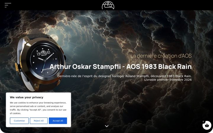 Screenshot of aos-watches.com