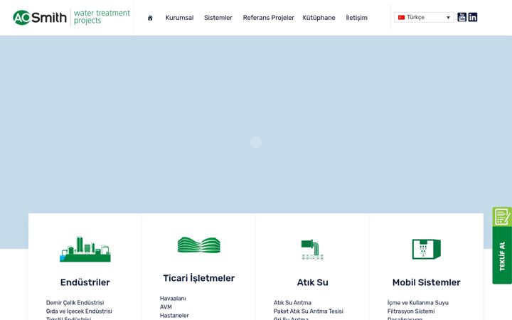 Screenshot of aosmithwtprojects.com