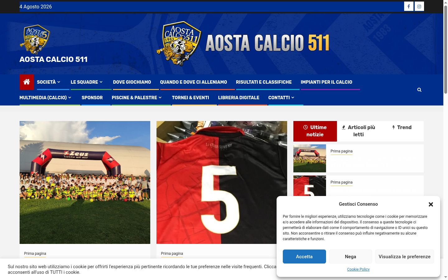 Captura de pantalla del banner de consentimiento mostrado antes de cualquier interacción