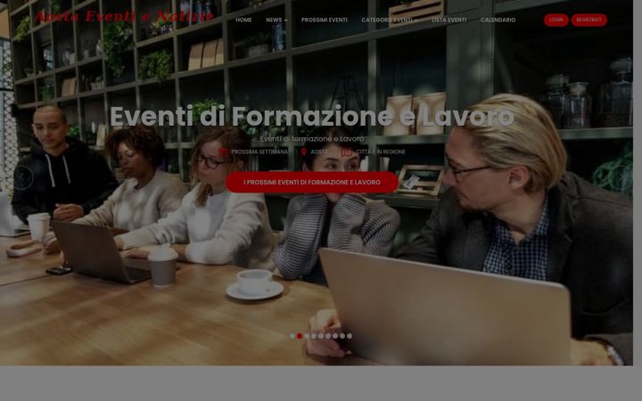 Screenshot ta' aostanotizie.com