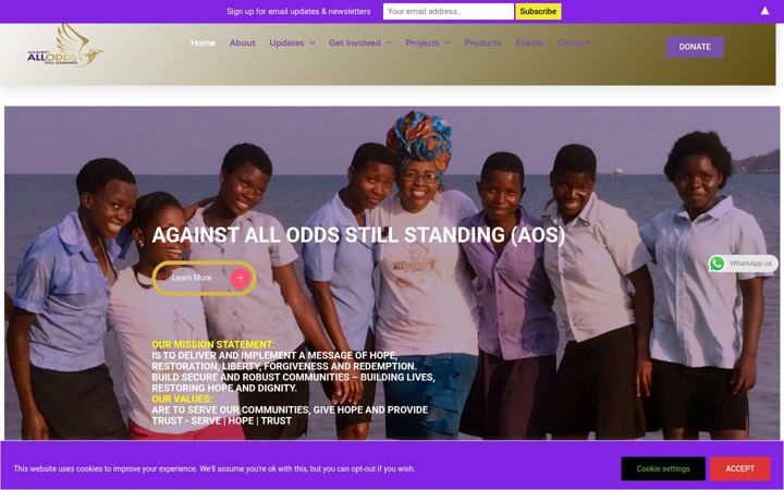 Screenshot ta' aosuk.org