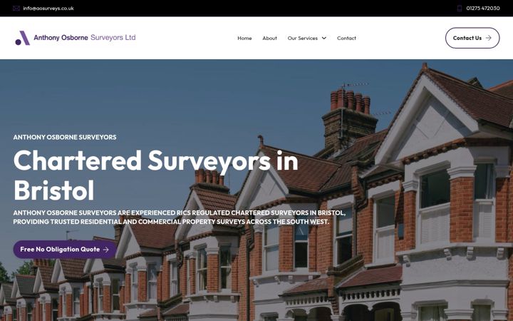 Screenshot of aosurveys.com