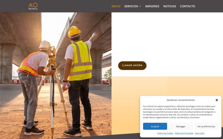 Captura de ecrã de aotecnica.es