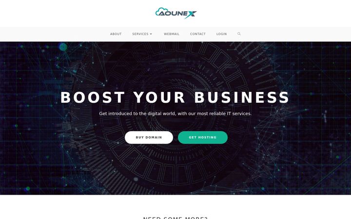 Screenshot του aounex.com