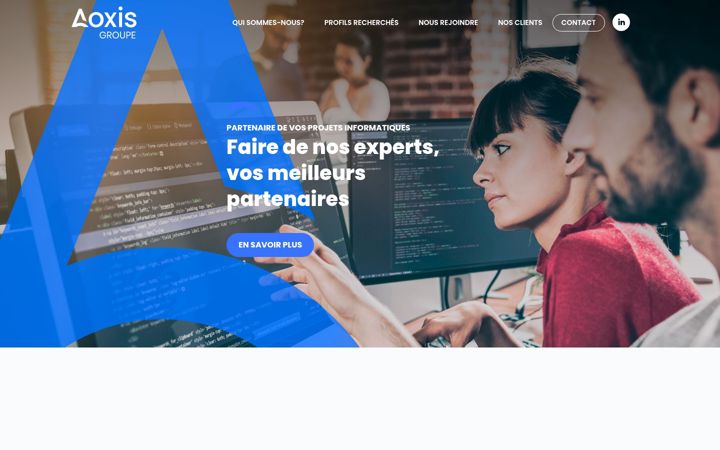 Captura de pantalla de aoxis.fr
