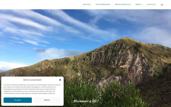 Screenshot di aozora-shiatsu.com
