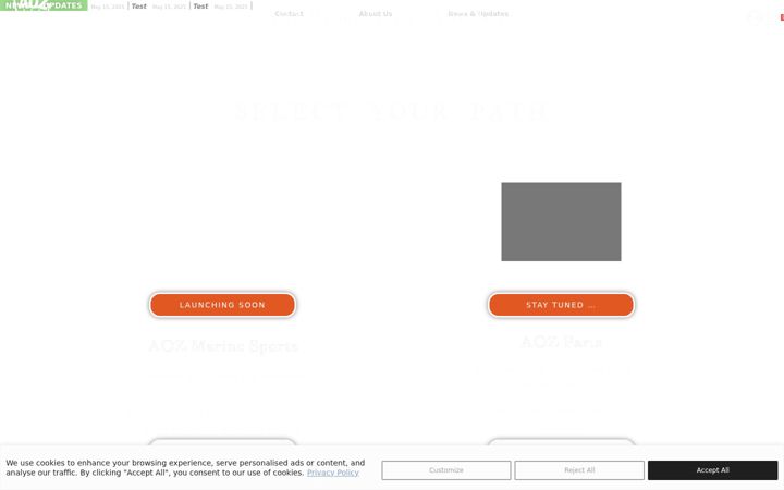 Screenshot di aozstore.com