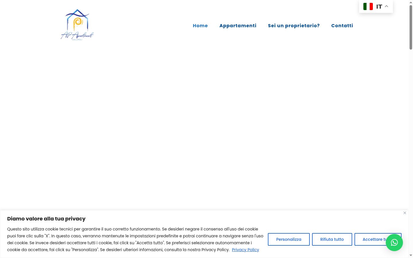 Screenshot tal-banner tal-kunsens muri qabel kwalunkwe interazzjoni
