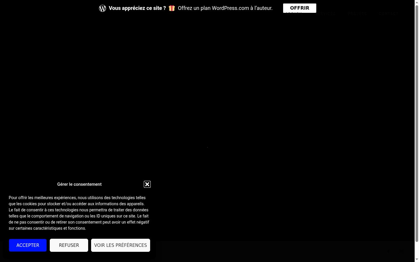 Screenshot tal-banner tal-kunsens muri qabel kwalunkwe interazzjoni