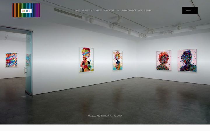 Screenshot ta' ap-art.co.uk