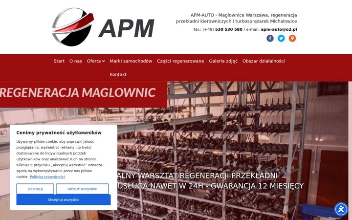 Screenshot of ap-auto.pl